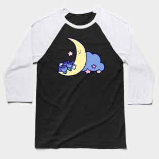 Blueberry Cresecent Moon Baseball T-Shirt